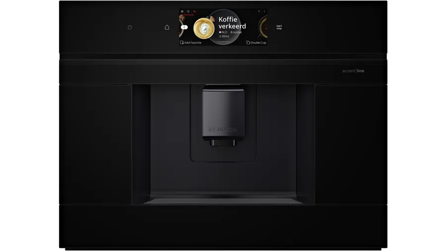 Bosch Accentline CTL9181B0 Serie 8 Einbau-Kaffeevollautomat Schwarz