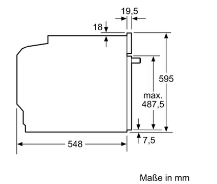Bosch HMG6764B1 Serie 8 Einbau-Backofen mit Mikrowellenfunktion