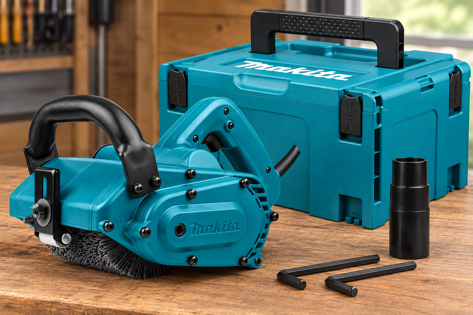Makita 9741J Bürstenschleifer im Makpac