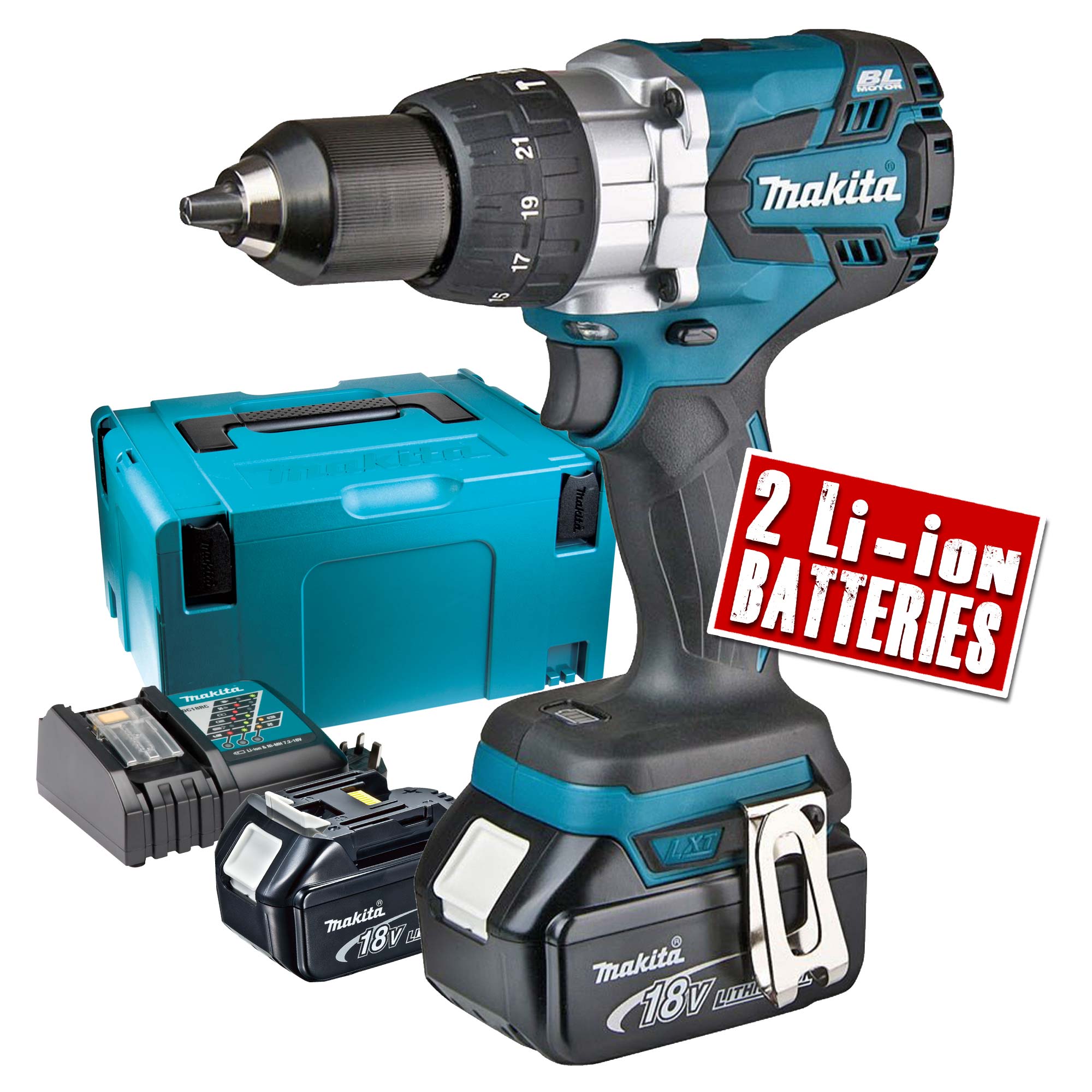 Makita Akku-Schlagbohrschrauber (DHP481RTJ)