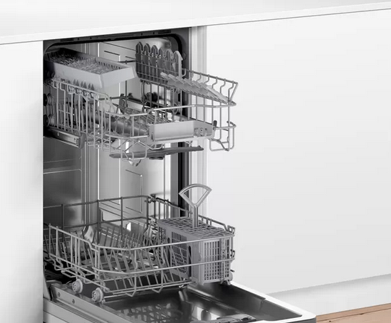 Bosch SPI2IKS10E teilintegrierter Geschirrspüler, 45cm, Edelstahl