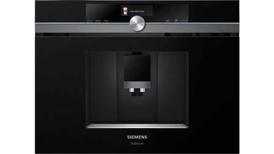 Siemens StudioLine CT836LEB6 iQ700 Einbau-Kaffee Vollautomat Schwarz