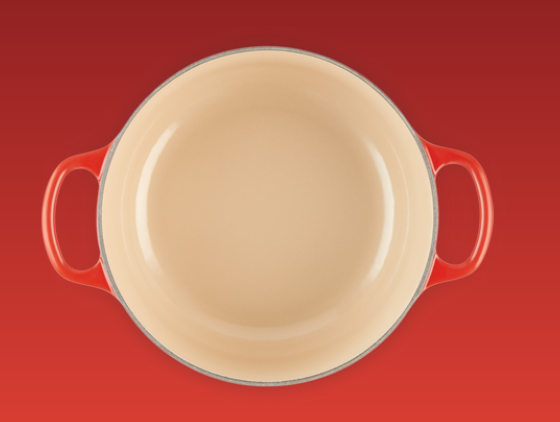 Le Creuset Signature Gusseisen Bräter, rund, 20cm, kirschrot (21177200602430)