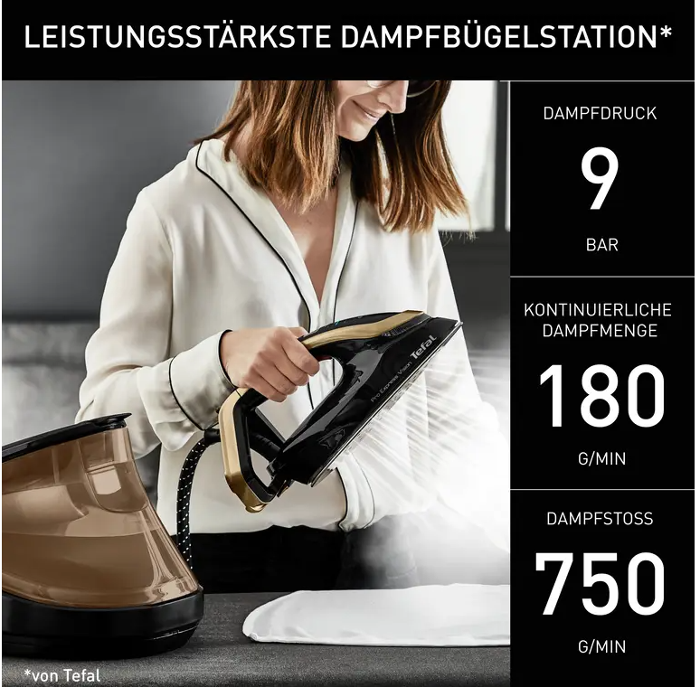 Tefal Pro Express Vision Dampfbügelstation (GV9820)