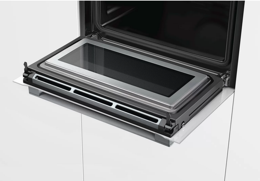 Bosch Einbau-Kompaktbackofen mit Mikrowellenfunktion CMG633BW1
