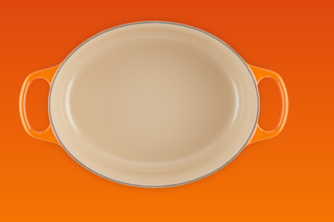 Le Creuset 21178310902430 Bräter, 31cm, ofenrot
