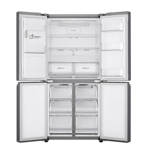 LG GML844PZKZ Side-by-Side Kühlschrank, edelstahl