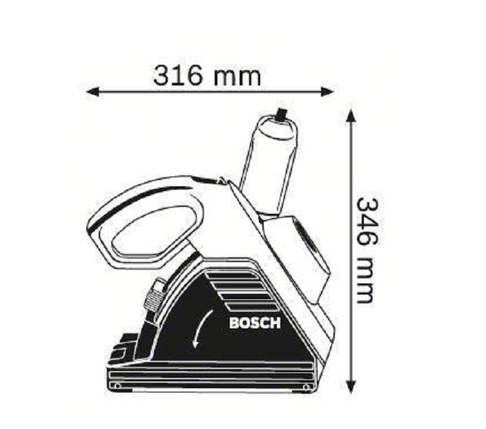 Bosch Professional Elektro-Mauernutfräse GNF 35 CA (0601621708)