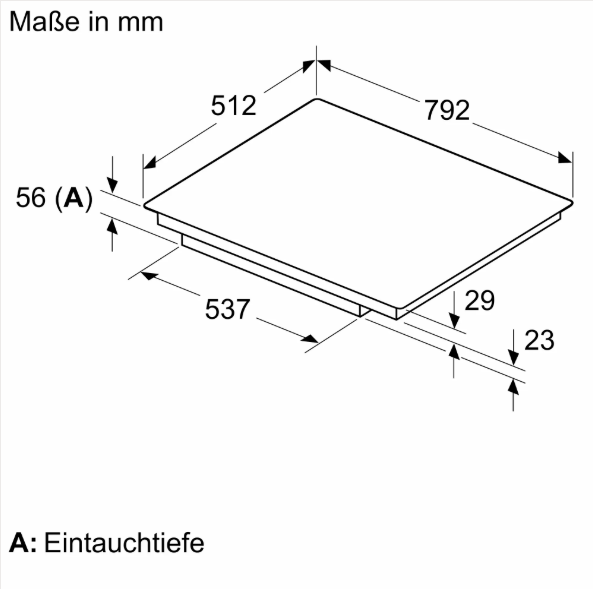 NEFF T58PHF1L0 N 70 Autarkes Induktionskochfeld (80 cm, flächenbündig)