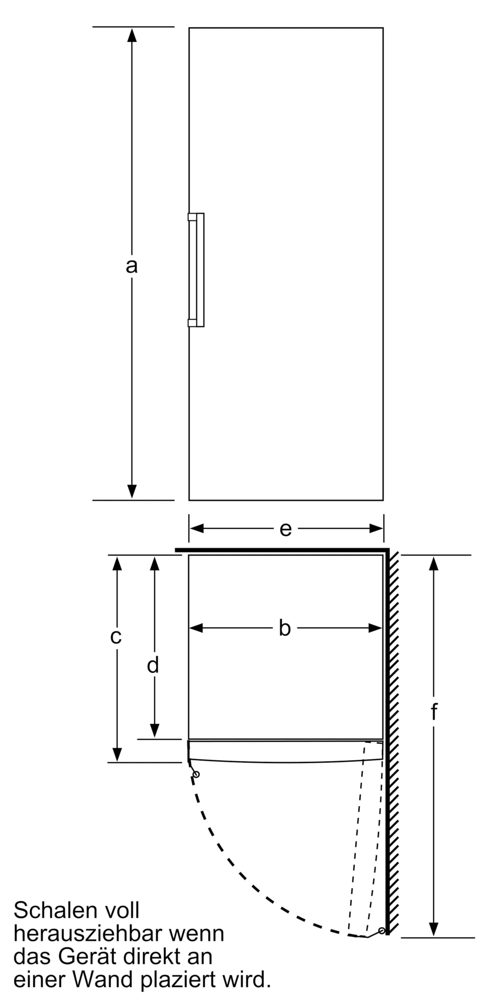 Siemens GS58NAWDV freistehender Gefrierschrank