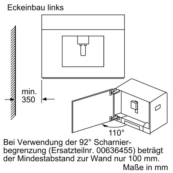 Siemens CT636LES6 iQ700 Einbau-Kaffeevollautomat Edelstahl