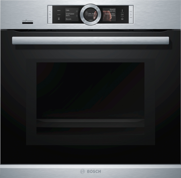 Bosch HNG6764S6 Serie 8 Einbau-Backofen mit Mikrowellen- und Dampffunktion