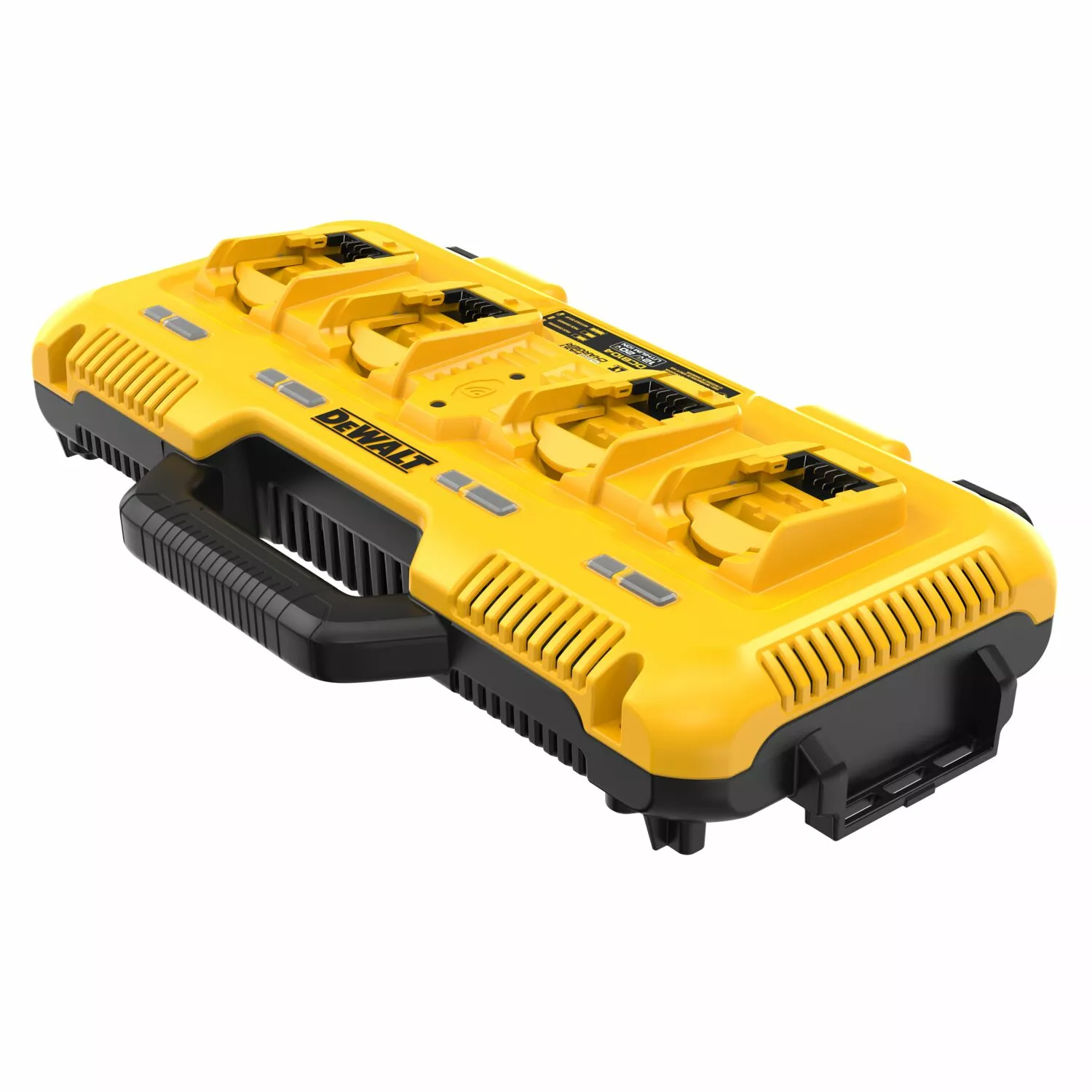 DeWalt DCB104 Vierfach-Schnellladegerät – 4-Port 8A Ladegerät für XR & FLEXVOLT Akkus