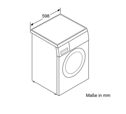 Siemens WU14Q490 - iQ500 Waschmaschine, unterbaufähig - Frontlader