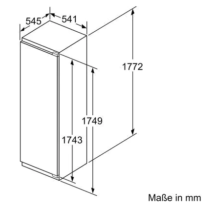 Neff KI1812FF0 Einbau-Kühlschrank, 178cm Nische