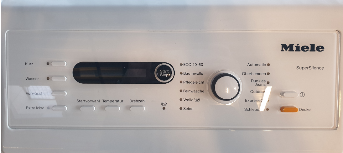 Miele Waschmaschine Toplader weiß WW690WPM