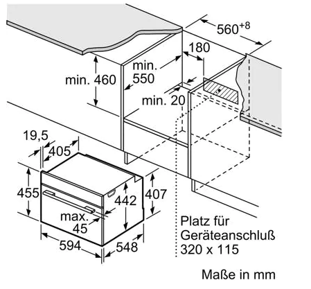 Siemens CB634GBS3 Einbau-Kompaktbackofen