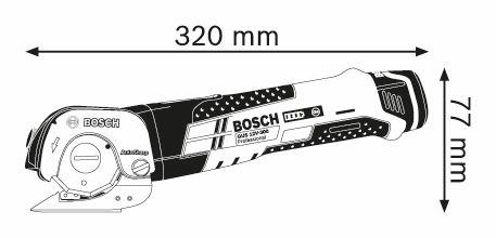 Bosch Professional GUS 12V-300 Akku-Schere (06019B2901)