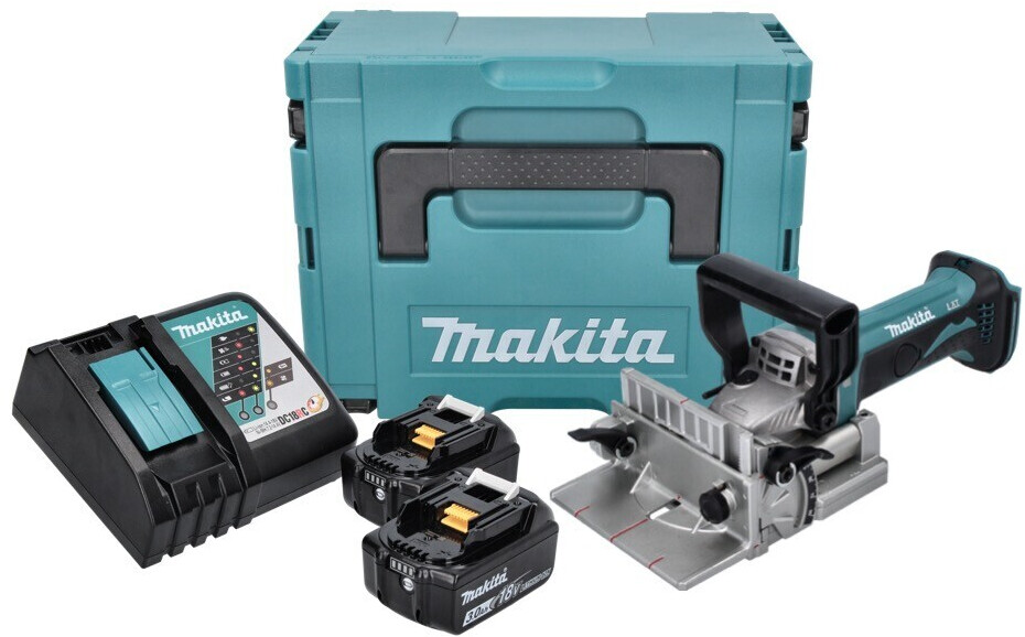 Makita DPJ180RFJ Akku-Flachdübelfräse 18V
