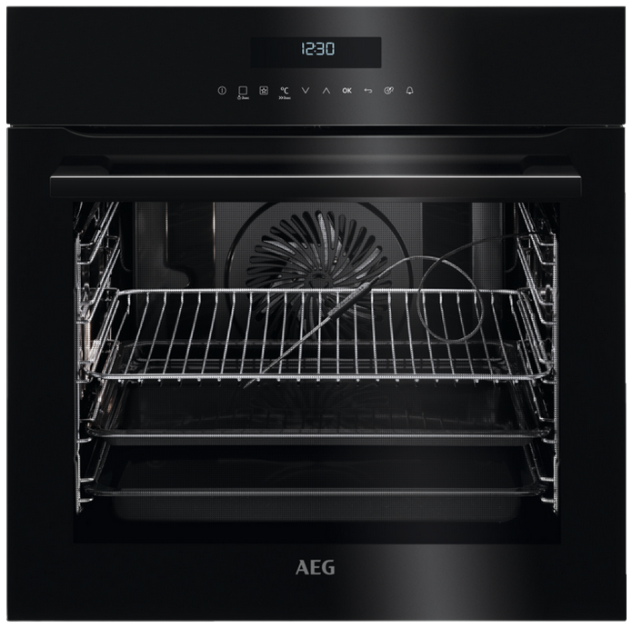 AEG SenseCook Pyrolyse Backofen mit Kerntemperatursensor (BPE742220B)