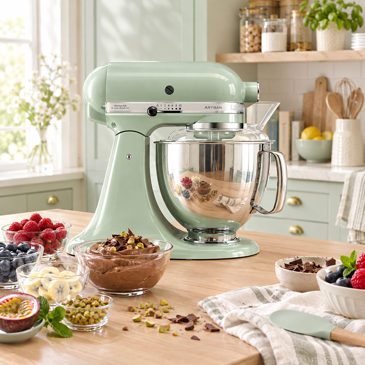 KitchenAid 5KSM175PSEPT Küchenmaschine Pistazie