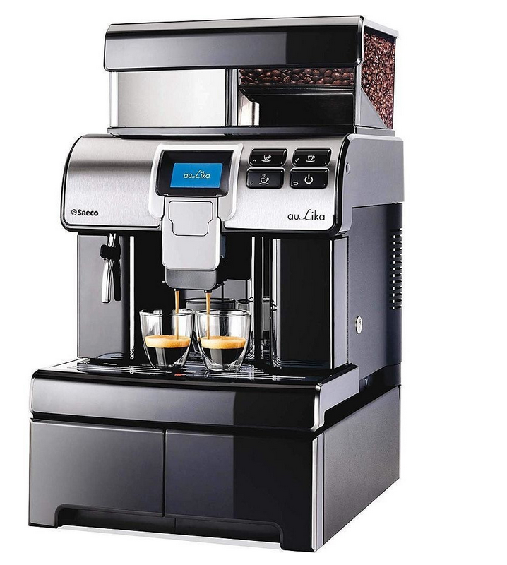 Saeco Kaffeevollautomat Aulika Top HSC V2 Black (10005247) +Base