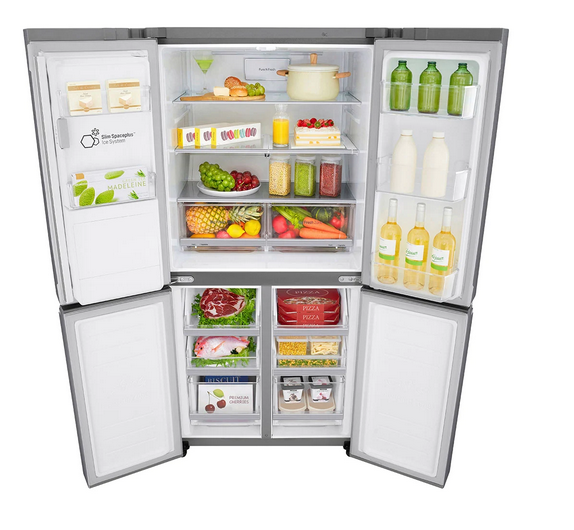LG GML844PZKZ Side-by-Side Kühlschrank, edelstahl
