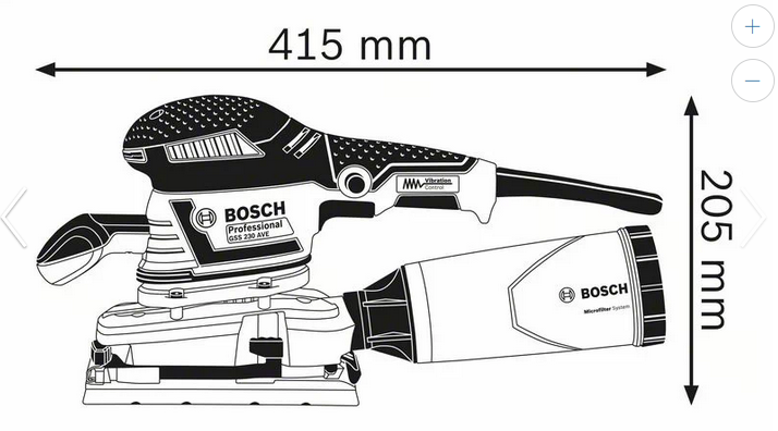Bosch GSS 230 AVE Schwingschleifer Karton (0601292802)