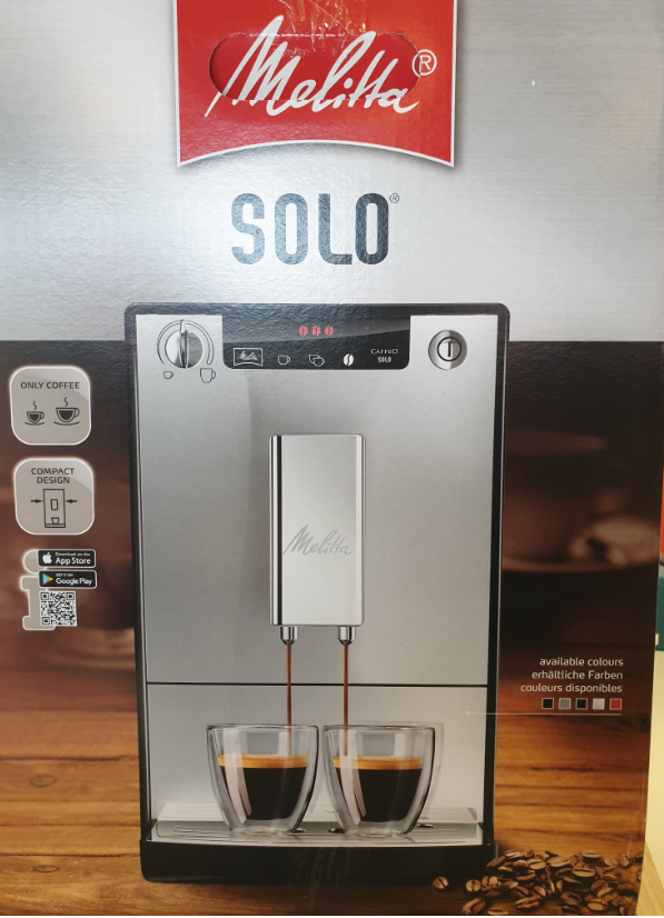 Melitta Caffeo Solo Silber-Schwarz E950-103 (Demo-Modell)