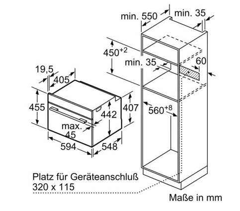 Siemens CS636GBS2 iQ700 Einbau-Kompaktdampfbackofen 60 x 45 CM Edelstahl