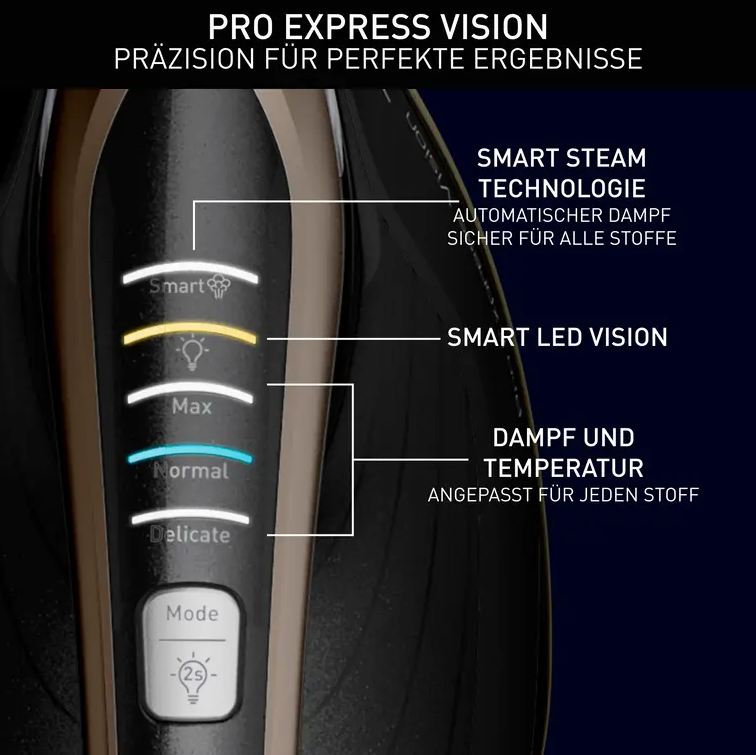 Tefal Pro Express Vision Dampfbügelstation (GV9820)