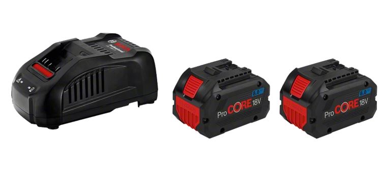 Bosch Starter Set: 2xProCORE18V 8.0Ah + Ladegerät (1600A01C4K)