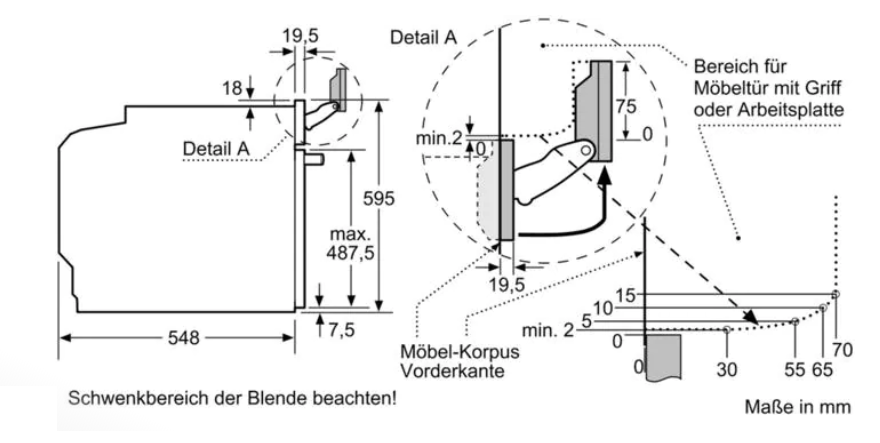 Bosch HNG6764B6 Serie 8 Einbau-Backofen mit Mikrowellen- und Dampffunktion
