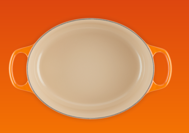 LeCreuset 21178350902430 Bräter oval, 35cm, ofenrot