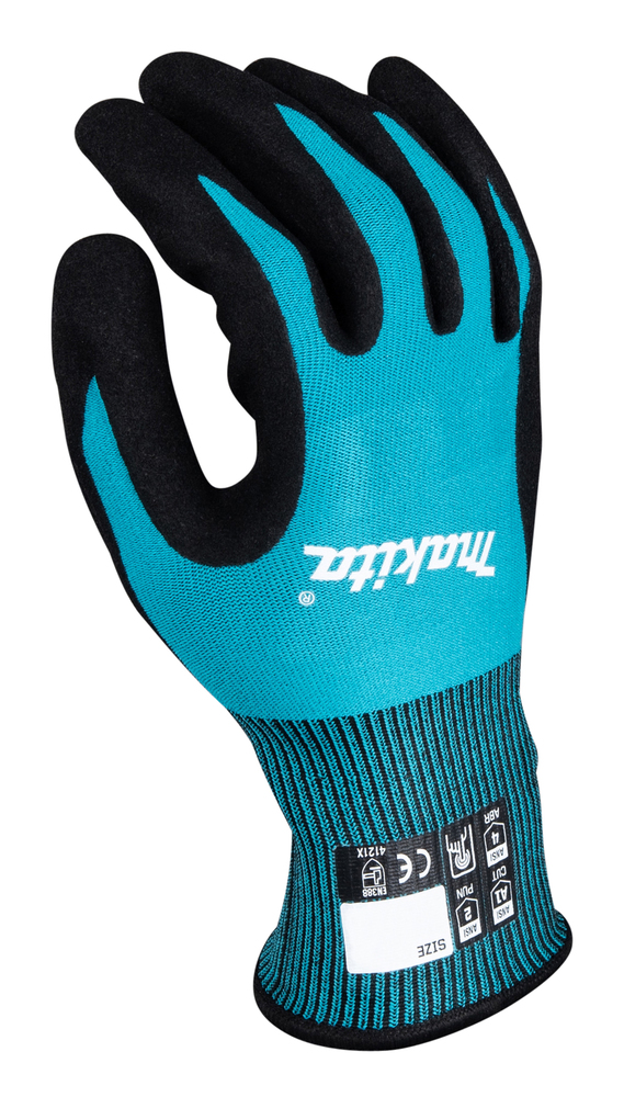 Makita P-84698 FitKnit™ Arbeitshandschuhe Gr. L / 9 – Nitrilbeschichtet & Touchscreen-kompatibel