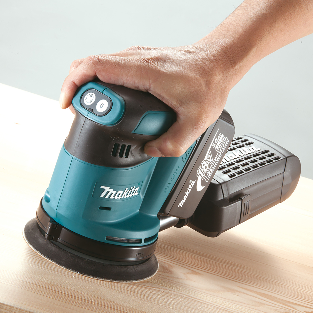 Makita DBO180Z Akku-Exzenterschleifer LXT (Lieferung ohne Akku und Ladegerät)