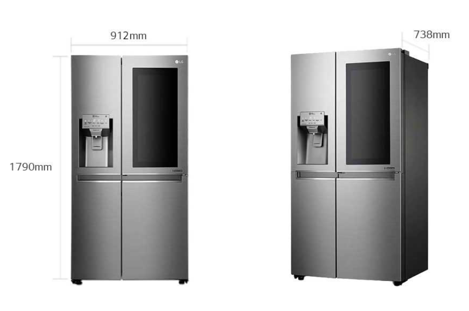 LG Side-by-Side GSX960NEAZ mit Festwasseranschluss