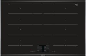 Bosch PXY875KW1E Serie 8, Induktionskochfeld, 80 cm, Schwarz, Mit Rahmen aufliegend