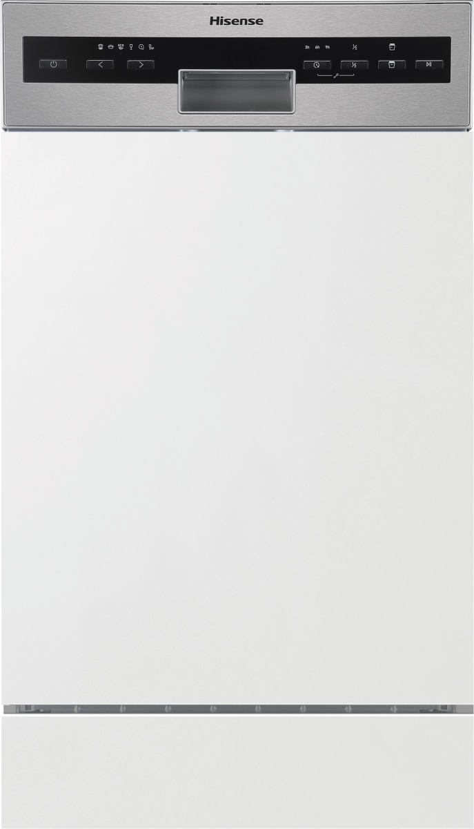 Hisense Teilintegrierbarer Geschirrspüler 45cm HI520D10X