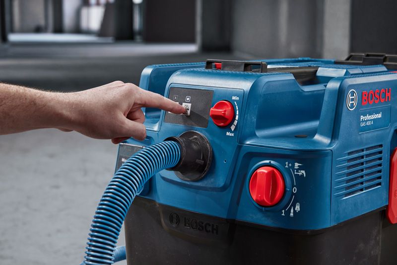 Bosch Professional GAS 400 A 06019M0020 Nass-/Trockensauger – 1.200 W, 40 l, Staubklasse L