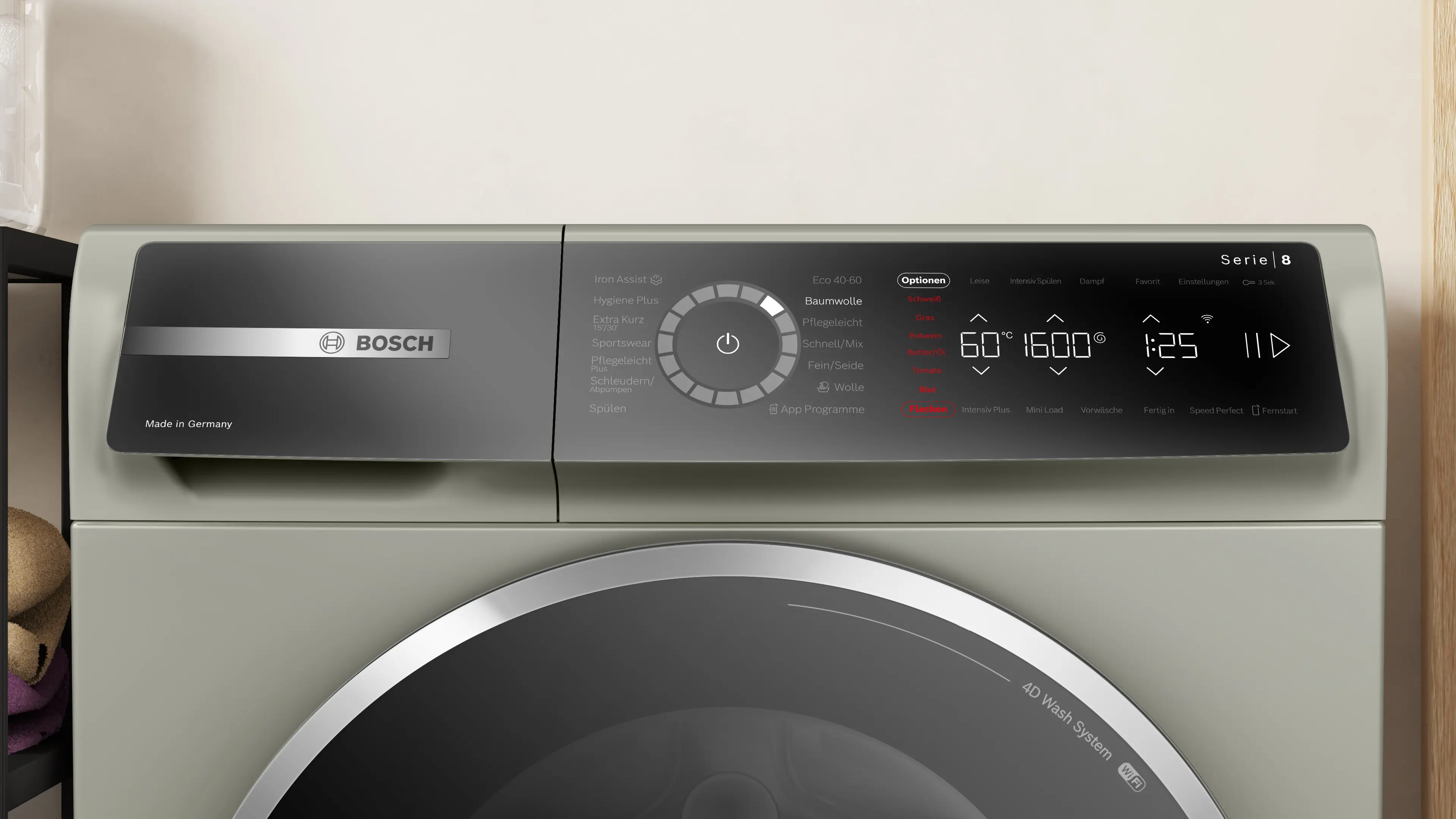 Bosch WGB2560X1 Waschmaschine – Serie 8, 10 kg, 1600 U/min