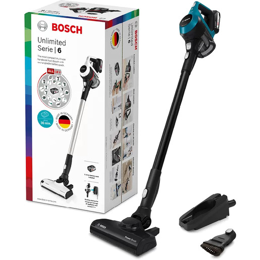 Bosch BKS6111P Akku-Staubsauger Unlimited 6 Blau