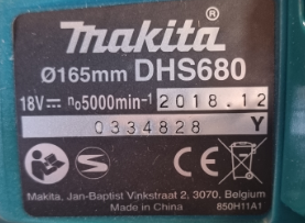 Makita DHS680 Akku-Handkreissäge (im Karton)