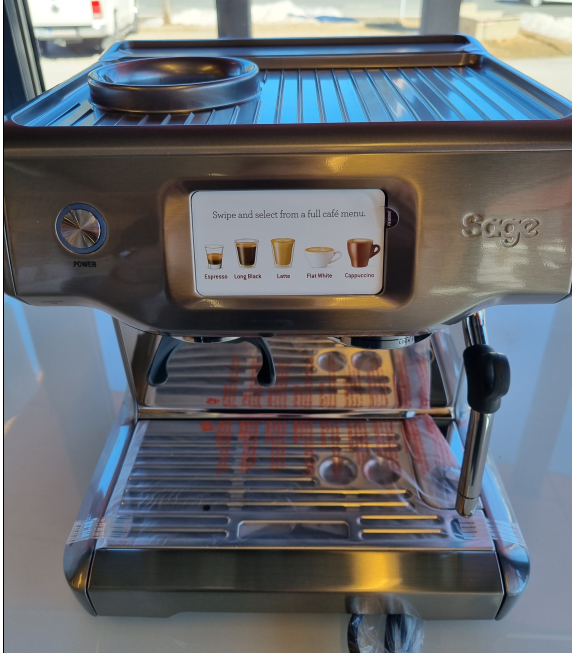 Sage SES880 The Barista Touch Espresso Machine, edelstahl