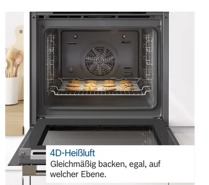 Bosch HMG6764B1 Serie 8 Einbau-Backofen mit Mikrowellenfunktion