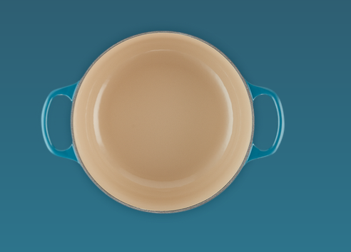 Le Creuset Signature Gusseisen Bräter, rund, 20cm, Deep teal (21177206422430)