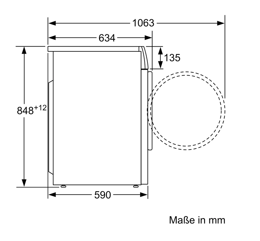 Siemens WD15G493 Waschtrockner, 7kg
