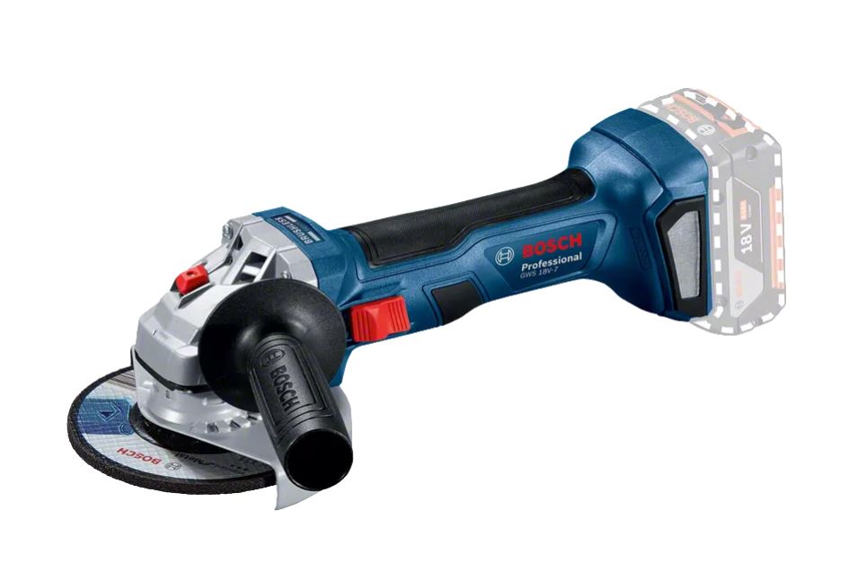 Bosch GWS 18V-7 Professional  Akku-Winkelschleifer (06019H9001)
