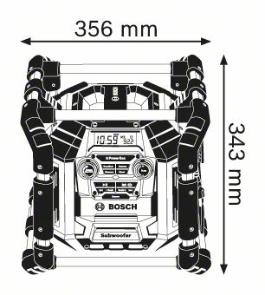Bosch Professional GML 20 Baustellenradio solo (0601429700)