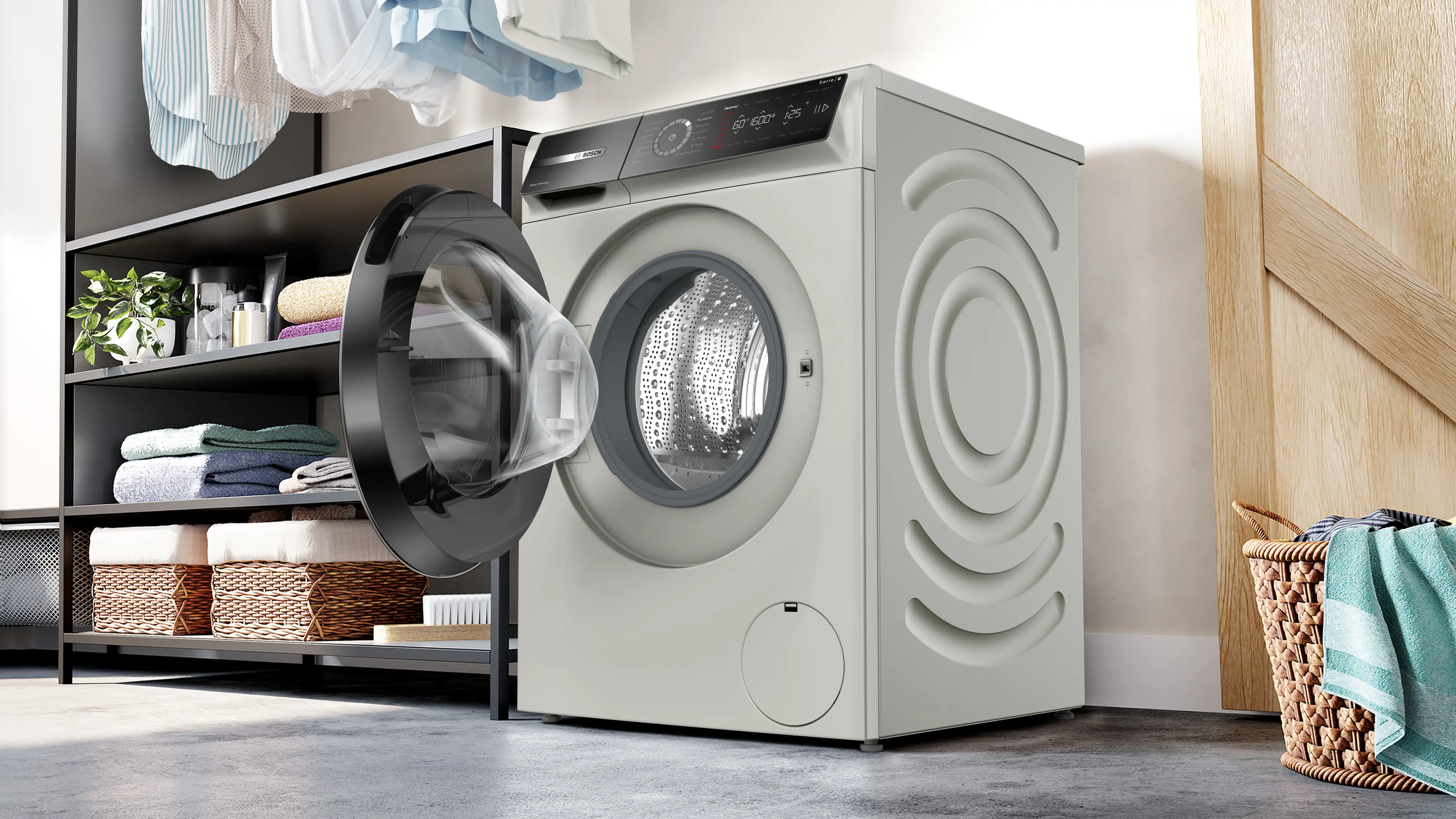 Bosch WGB2560X1 Waschmaschine – Serie 8, 10 kg, 1600 U/min